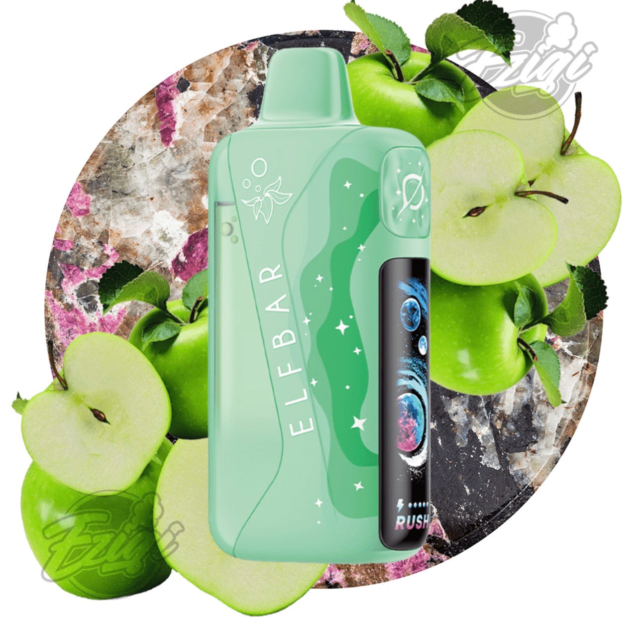 ELFBAR Lush King Pro - Sour Apple Ice