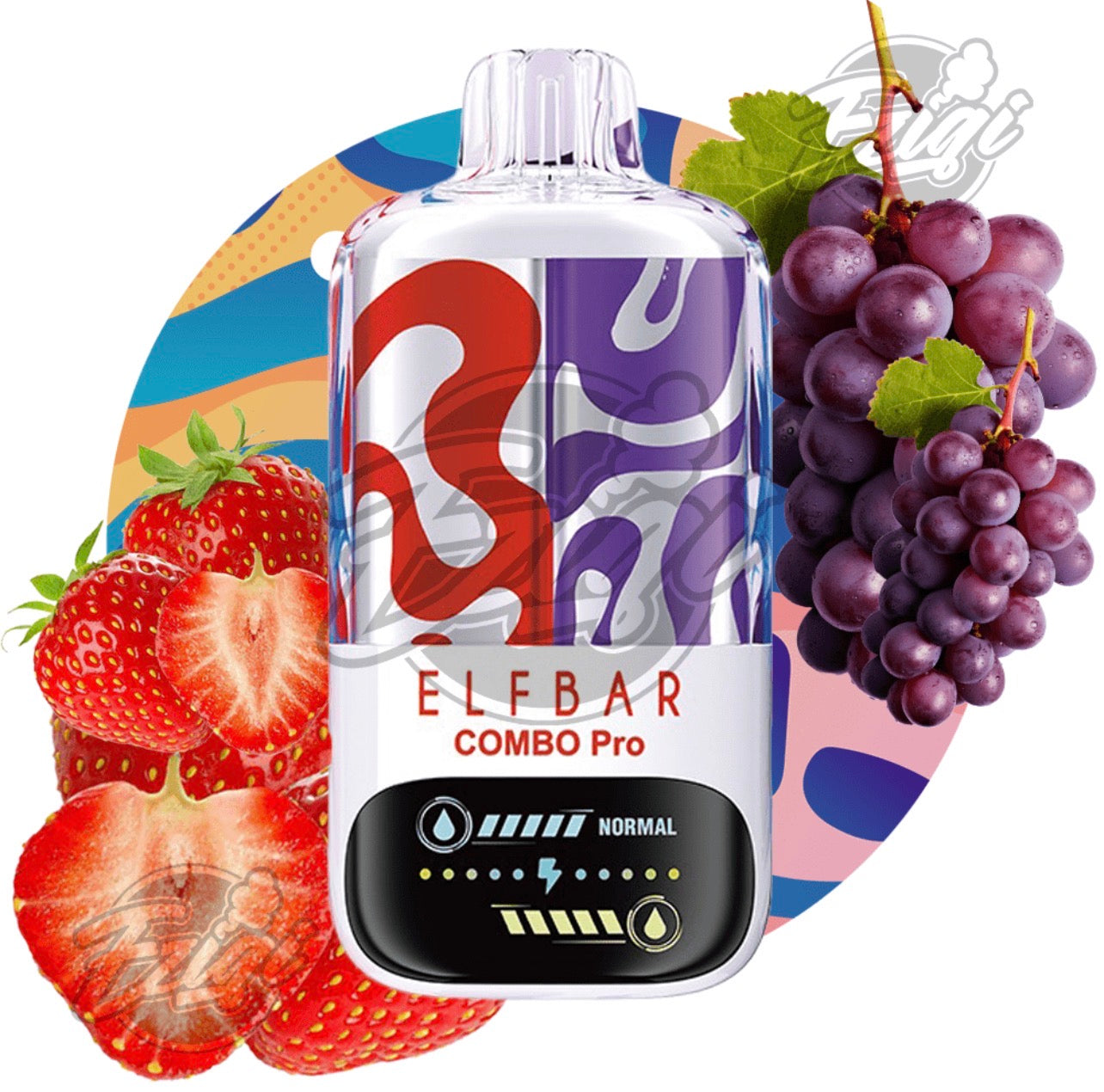 ELFBAR Combo Pro - Strawberry & Grape