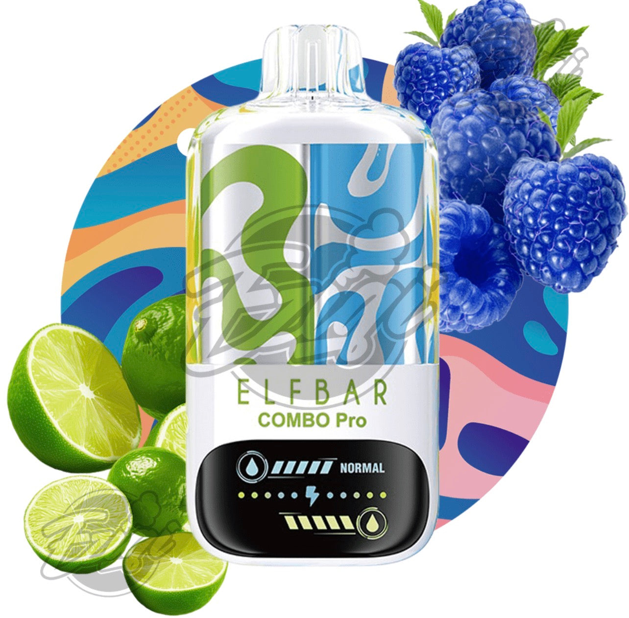 ELFBAR Combo Pro - Lime & Blue Razz